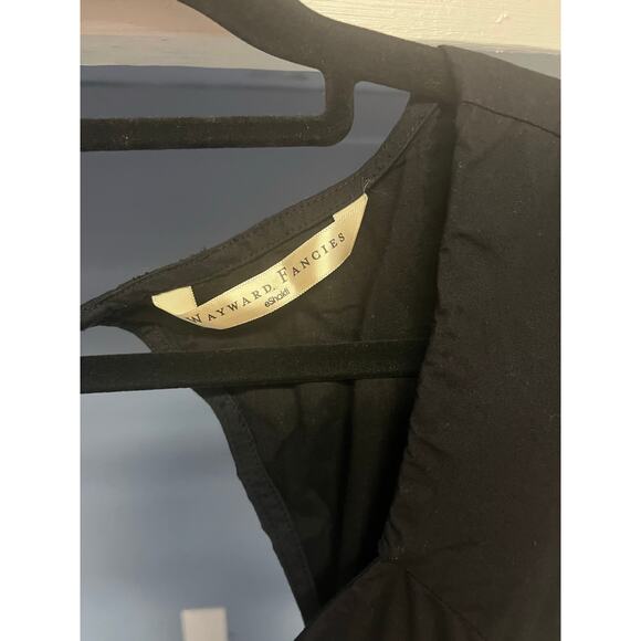 Wayward Fancies eShakti Sz M/L Black Maxi Dress Cottage Dark Fairy Whimsigoth - Picture 6 of 10